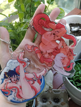 Load image into Gallery viewer, Kaiju x Tentacle Keychains